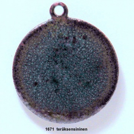 1671 Stålblå Emalivärijauhe 45g