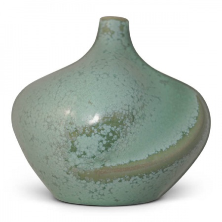 Stoneware Glaze 1373 Copper Green, Semi-matte