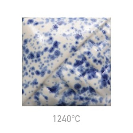 SW152 BLUE SPLATTERWARE   ( Uutuuslasite )
