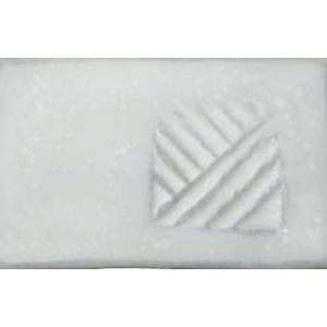 Stengods Penselglasyr 2519 Off-Vit, Blank