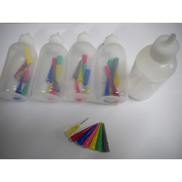 Pulloruiskusetti 5 kpl ohut metallikärki