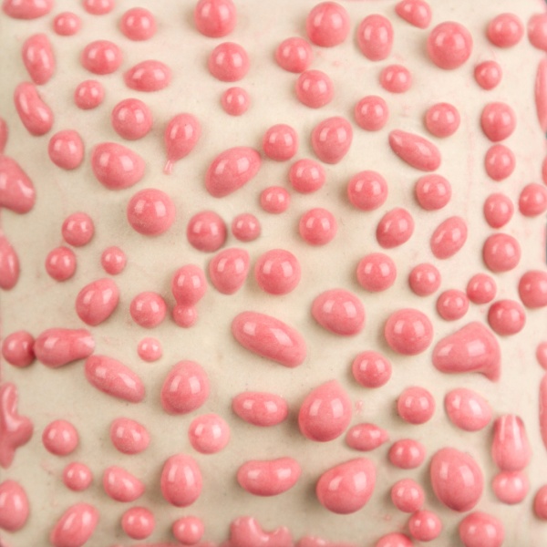 Mayco SW-444 Pink Bead stoneware glaze